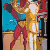 Multipo su tela a tiratura limitata G. DE CHIRICO