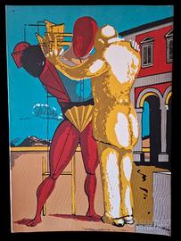 Multipo su tela a tiratura limitata G. DE CHIRICO