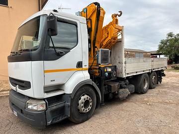 Renault 340 gru effer 430 con 7 sfili idraulici