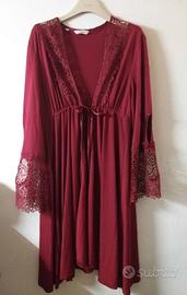 vestaglia Pierre Cardin con dettagli in pizzo tgM