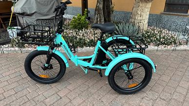 BICI ELETTRICA TRICICLO MOONCOOL TK1 NUOVO + ACCES