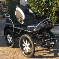 Carrozza per cavalli marathon de lux 125 bianca