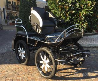 Carrozza per cavalli marathon de lux 125 bianca