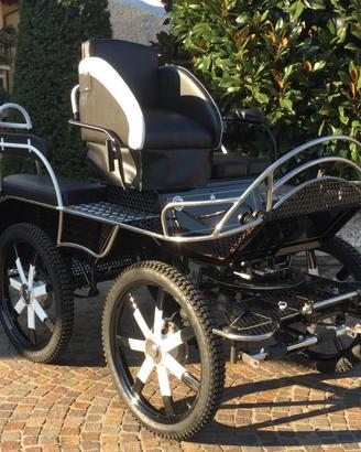 Carrozza per cavalli marathon de lux 125 bianca
