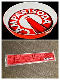 2 Vassoi in Latta +2 Barmat Campari Articoli Nuovi