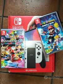 Nintendo Switch oled bianca