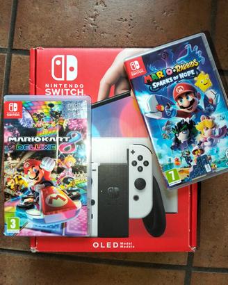 Nintendo Switch oled bianca