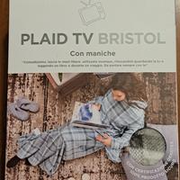 Plaid TV Bristol con maniche