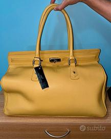 Borsa a spalla in pelle vera