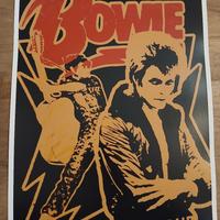 poster David Bowie Wallart Musica Anni 70 80 90 