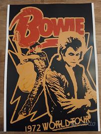 poster David Bowie Wallart Musica Anni 70 80 90 