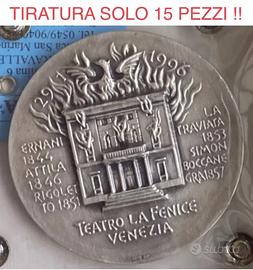 Medaglia Argento 15 PEZZI Moneta 2001 G. Verdi