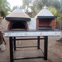 Forno con barbecue