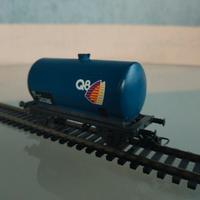 Rivarossi Carro cisterna Q8 - FS - Scala H0 / 1:87