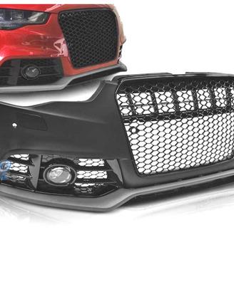 PARAURTI ANTERIORE AUDI A5 11-16 LOOK RS5 NERO PDC