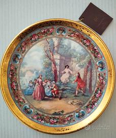 Piatto decorativo " Romantica - Serata nel parco"