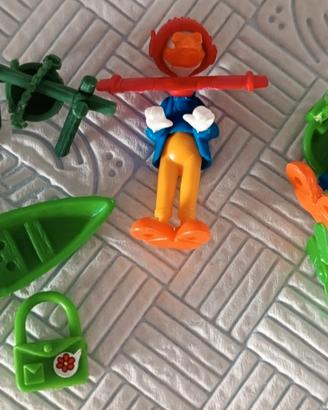 Kinder sorpresa 1989 paperino safari archimede+acc