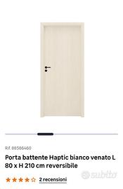 Porta interna battente con maniglia