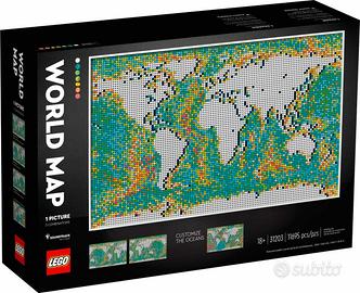 Lego 31203 mappa del mondo - misb nuovo perfetto