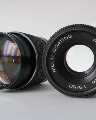 PENTACON 50mm/F1,8 + PETRI 135mm/F2,8