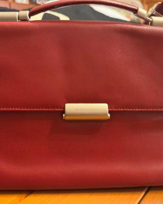 Borsa Mandarina Duck in vera pelle rossa