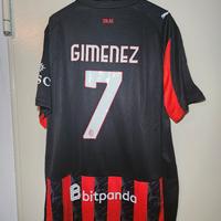 maglia gimenez milan home 2xl