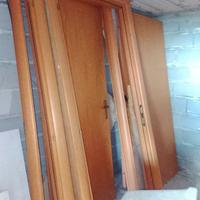 Porte in legno rovere 4 pezzi complete