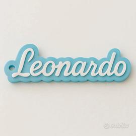 portachiavi personalizzabile con nome in 3d 