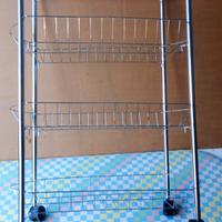 Carrello cucina portafrutta organizzatore 