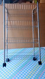 Carrello cucina portafrutta organizzatore 