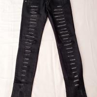 jeans nero a vita bassa Met