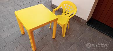 tavolo con sedia