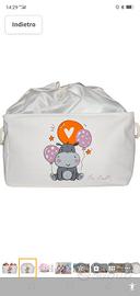 cesta portagiochi per bambini 