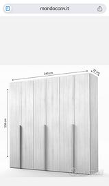 Armadio 6 ante mondo convenienza