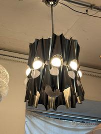 Lampada sospensione design metallo tubolare