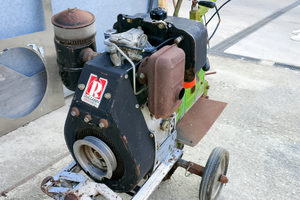 Motozappa più carrello