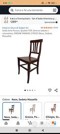 sedie legno