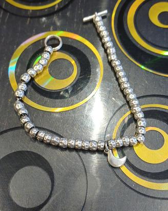 Dodo Pomellato Bracciale Granelli+Charm Luna