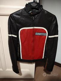 giubbino motociclista in pelle 