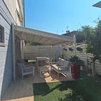 Pergola con telo retrattile