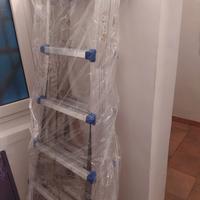 Scala telescopica 6 gradini 6mt 150kg