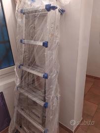 Scala telescopica 6 gradini 6mt 150kg