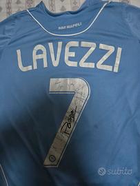 Maglia lavezzi anno 2008 autografata