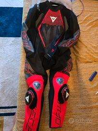 Dainese Audax tuta pelle intera prof. NUOVA tg.54