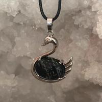 Ciondolo Ossidiana Fiocco di Neve