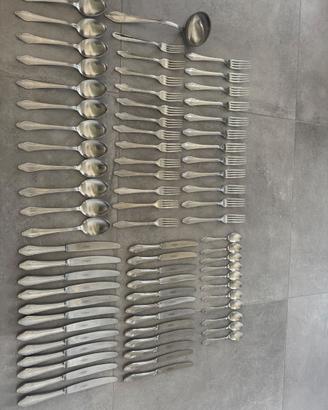 Set posate 72 pezzi Super Inox