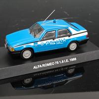 modellino alfa romeo 75 Polizia 