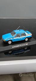 modellino alfa romeo 75 Polizia 