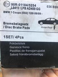 Pastiglie freni BMW serie 1 coupe