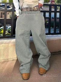Baggy streetwear con doppio pantalone Y2K joggers